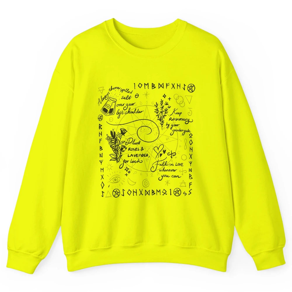 Practical Magic Gardening Card Gardeners Plant Lovers Gift Unisex Crewneck Sweatshirt