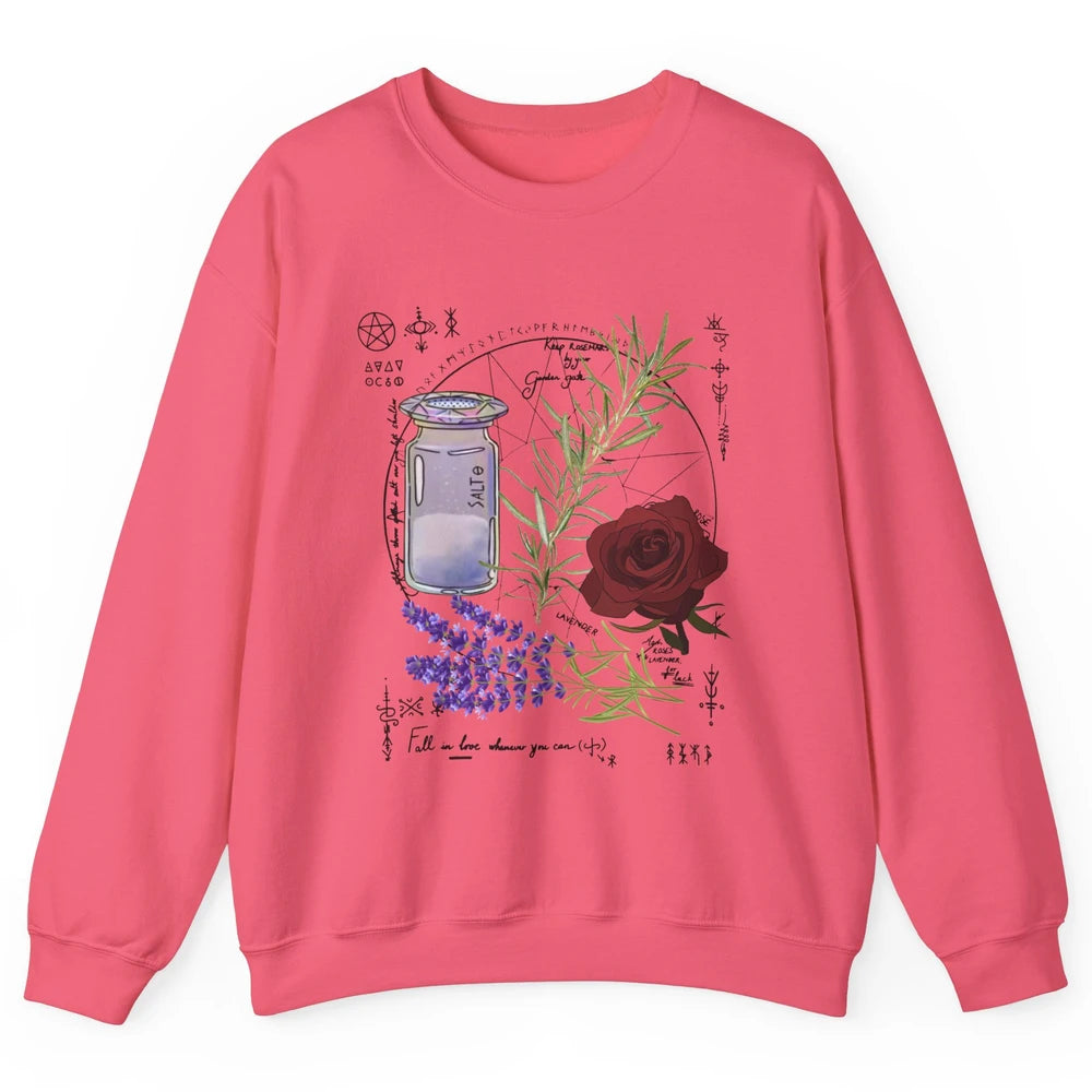 Practical Magic Gardening Card Gardeners Plant Lovers Gift Unisex Crewneck Sweatshirt