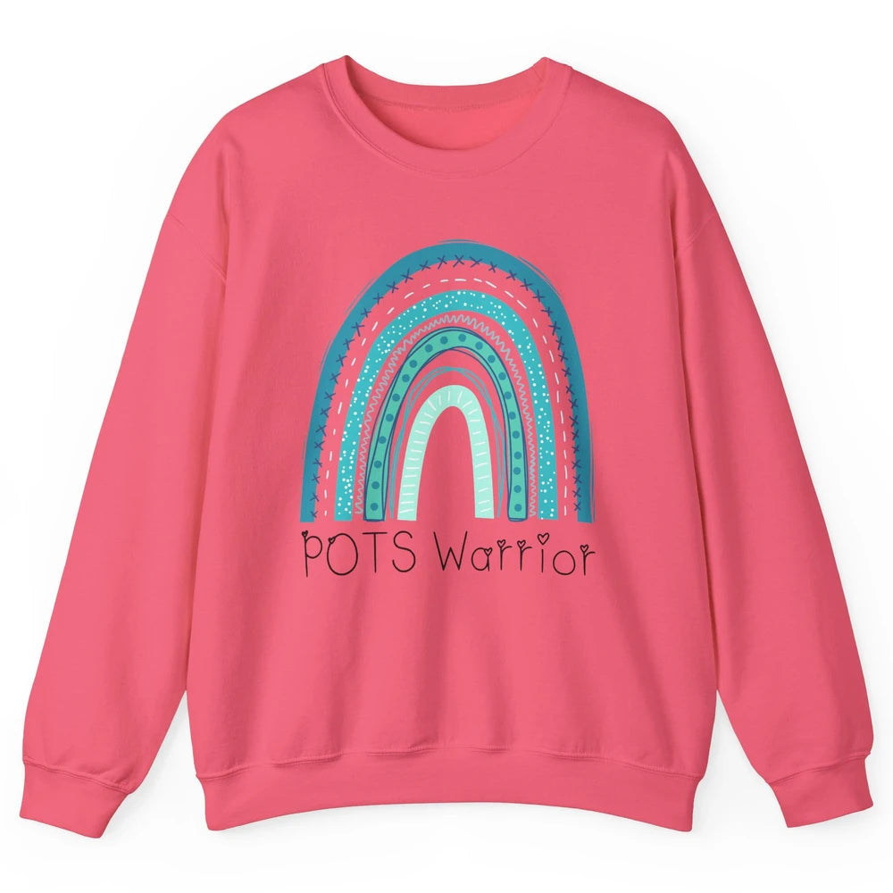 POTS Rainbow Postural Orthostatic Tachycardia Syndrome Unisex Crewneck Sweatshirt