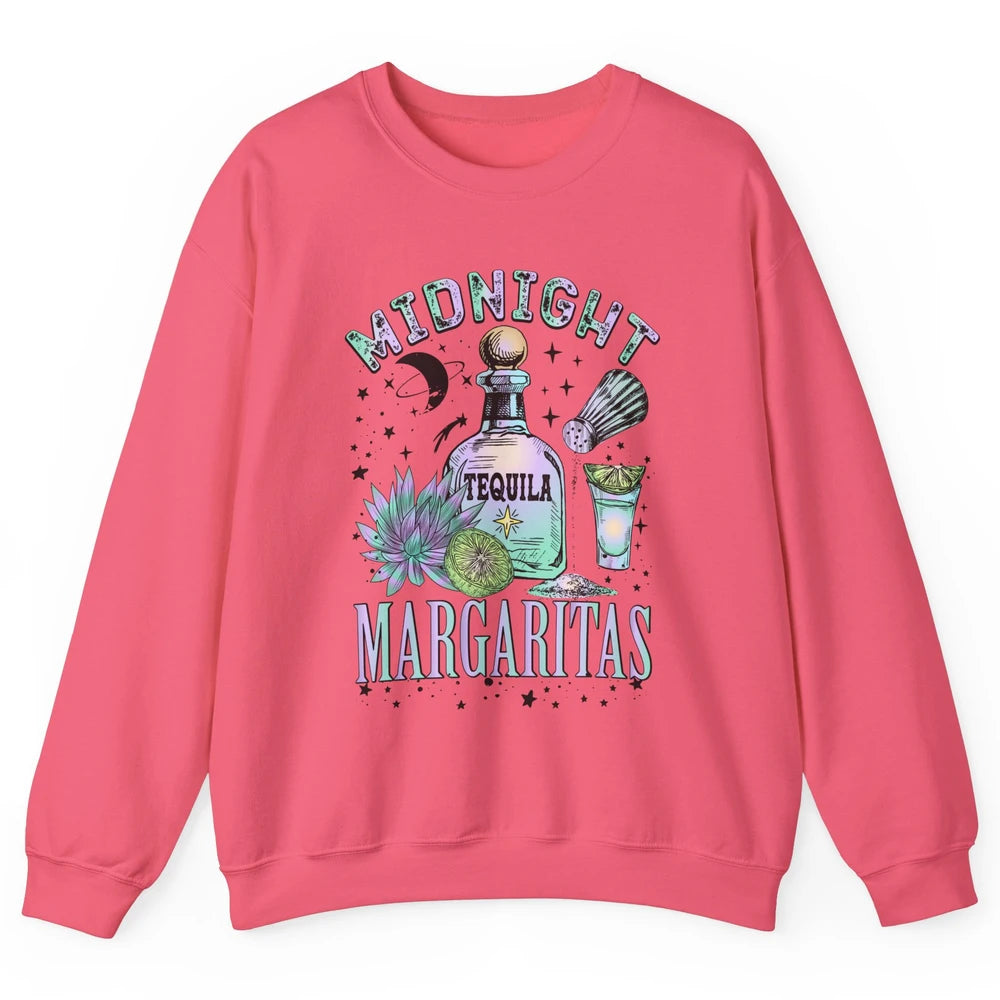 Midnight Tequila Margaritas Lime Tequila Drink Magic Witches Unisex Crewneck Sweatshirt