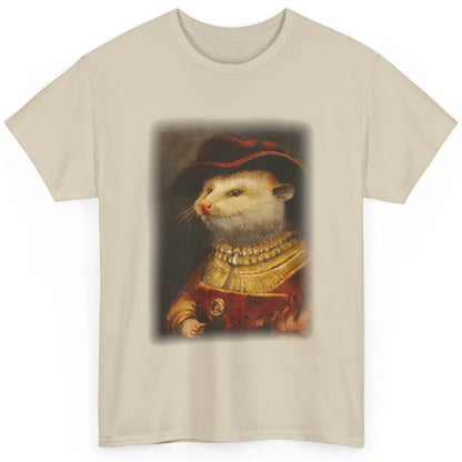 Retro Noble Opossum Young Gallant Western Opossum Art Classic Unisex T-Shirt