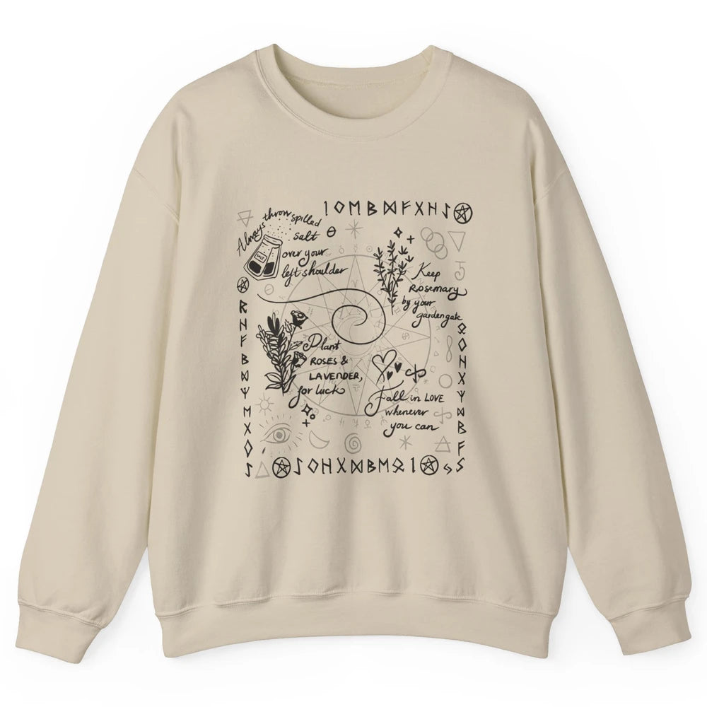 Practical Magic Gardening Card Gardeners Plant Lovers Gift Unisex Crewneck Sweatshirt