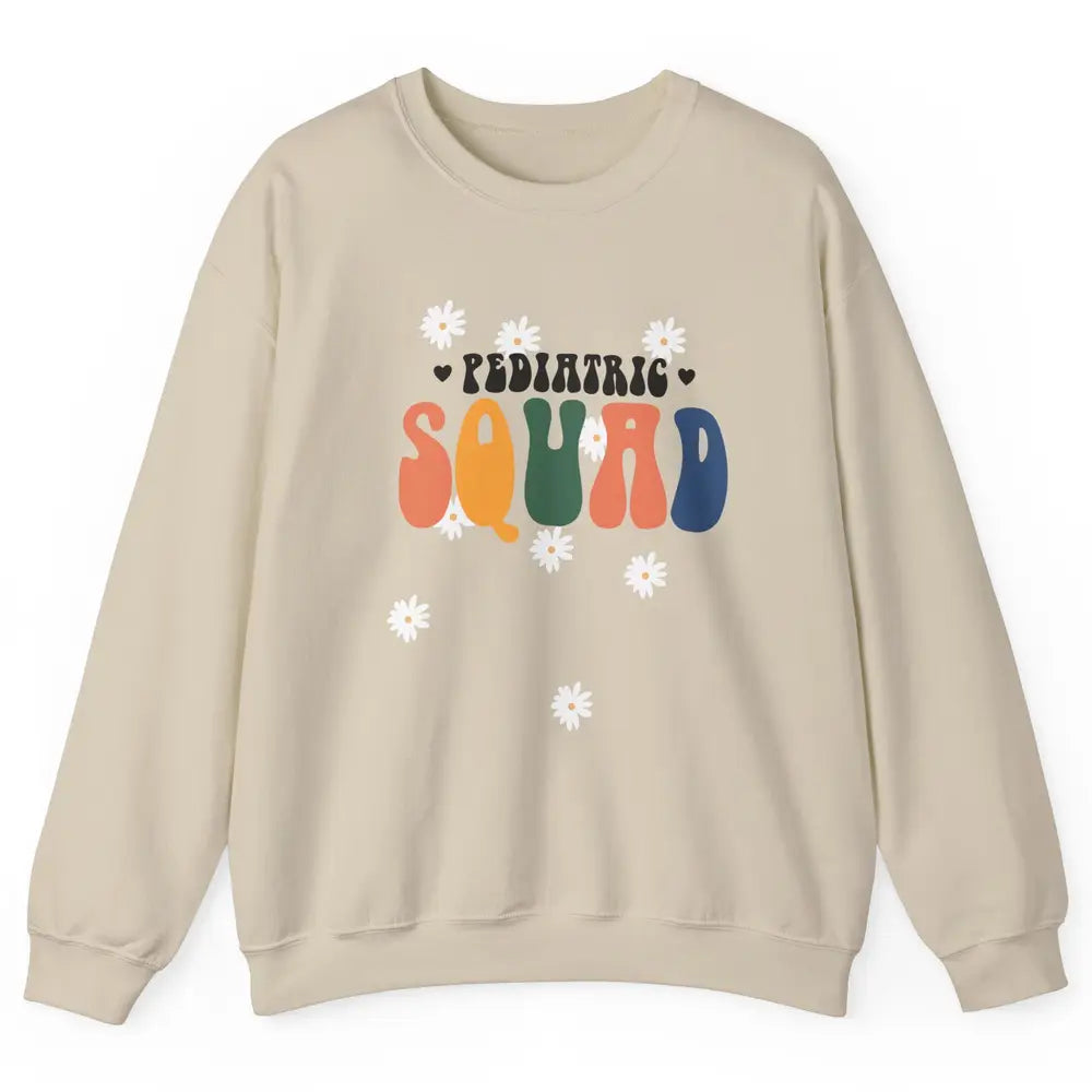 Pediatric Squad Peds Nurse Pediatric Physical Nursing School Unisex Crewneck Sweatshirt