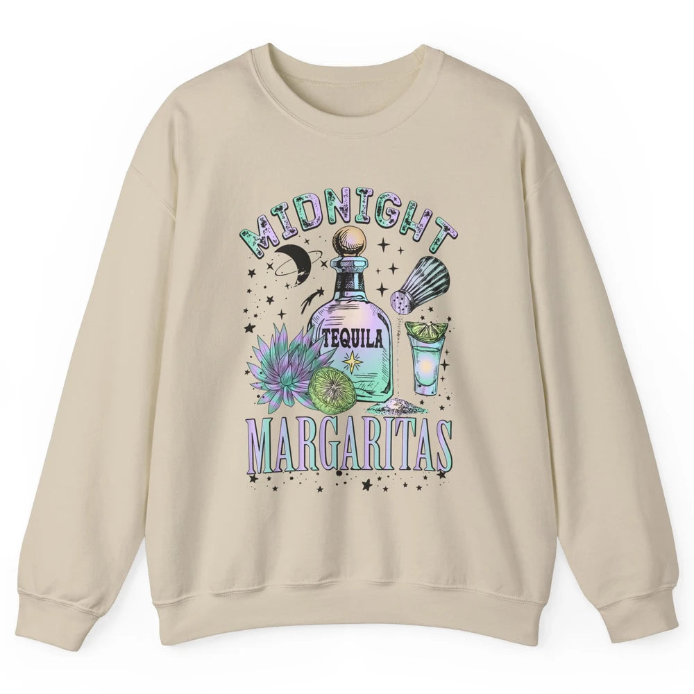 Midnight Tequila Margaritas Lime Tequila Drink Magic Witches Unisex Crewneck Sweatshirt