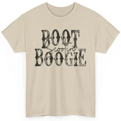 Retro Cowboy Boot Scooting Boogie Western Country Cowgirl Classic Unisex T-Shirt