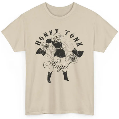 Retro Cowgirl Honky Tonk Angel Western Country Rodeo Mom Classic Unisex T-Shirt