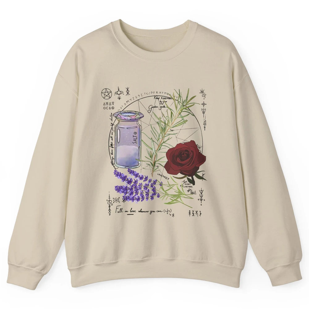 Practical Magic Gardening Card Gardeners Plant Lovers Gift Unisex Crewneck Sweatshirt