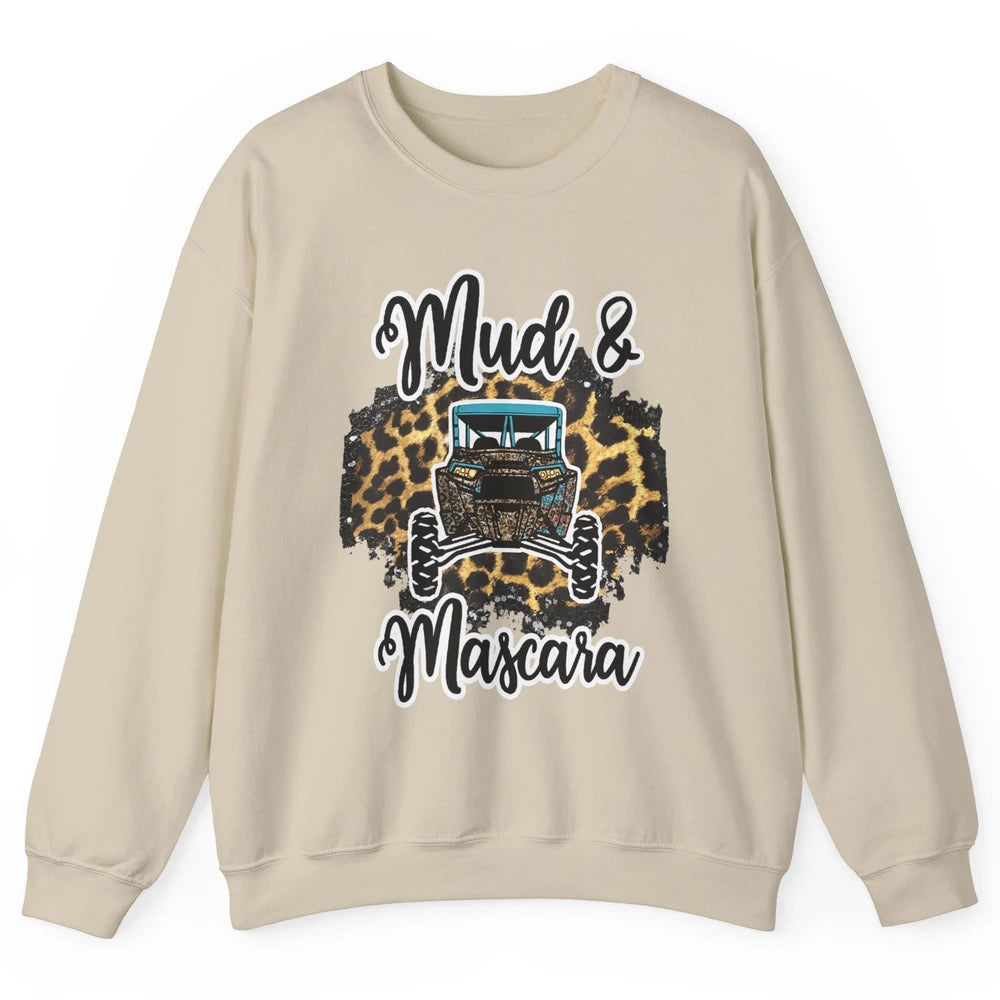 Mud And Mascara Leopard Mud ATV Offroad UTV SXS Rider Women Unisex Crewneck Sweatshirt