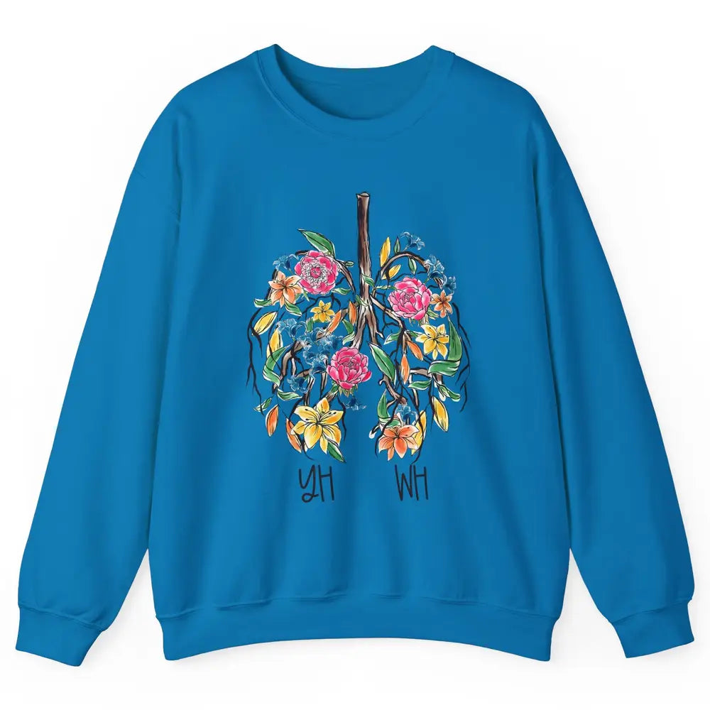 Our Very Breath Speaks His Name YHWH Christian Religious Unisex Crewneck Sweatshirt