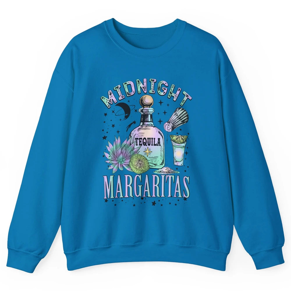 Midnight Tequila Margaritas Lime Tequila Drink Magic Witches Unisex Crewneck Sweatshirt