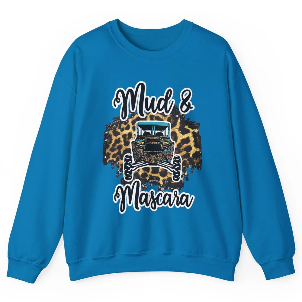 Mud And Mascara Leopard Mud ATV Offroad UTV SXS Rider Women Unisex Crewneck Sweatshirt