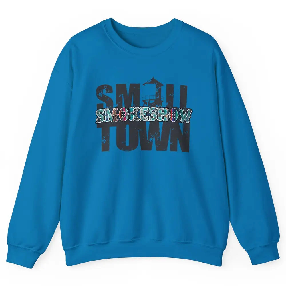 Retro Farm Barn Small Town Smokeshow Western Country Cowgirl Unisex Crewneck Sweatshirt
