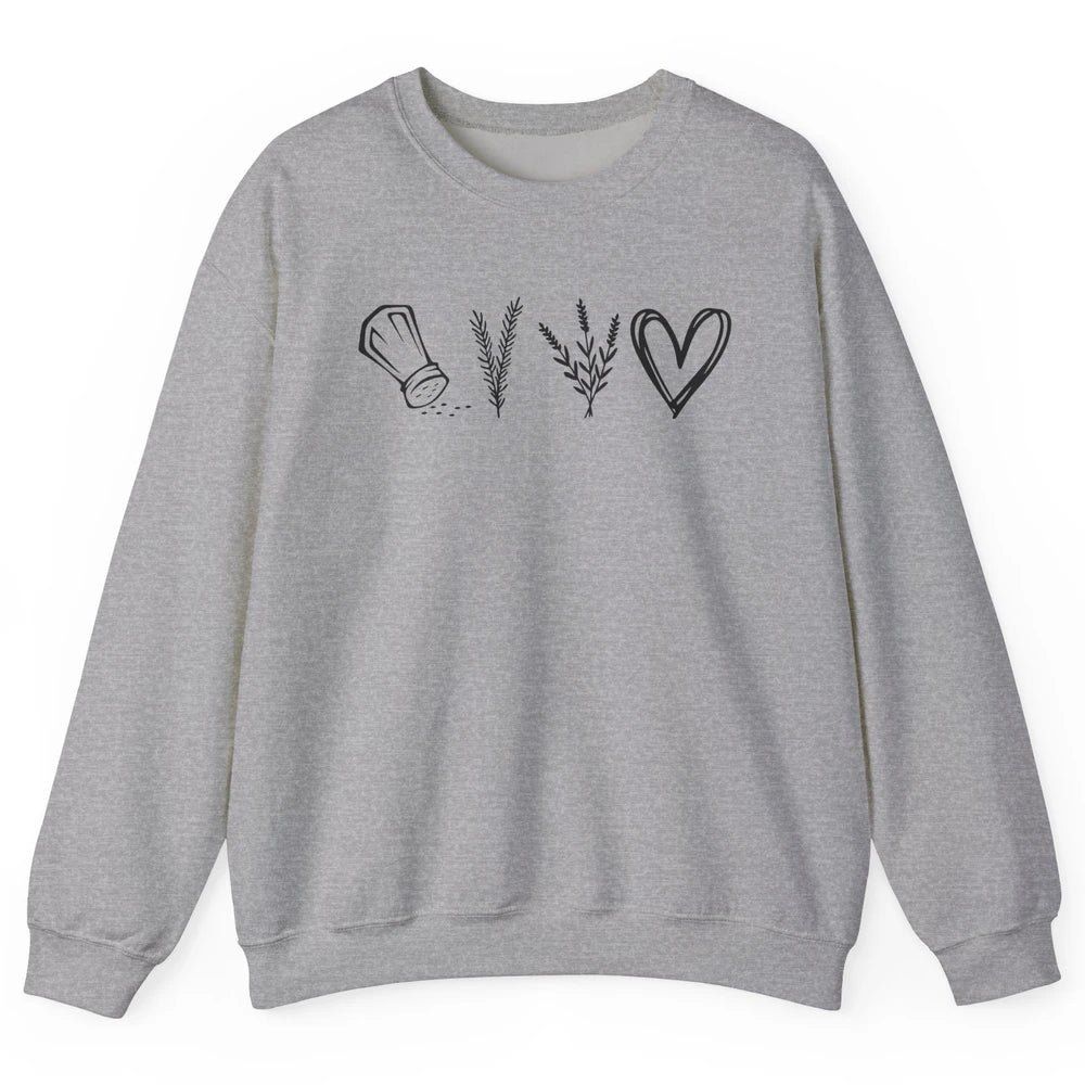 Practical Magic Witch Salt Rosemary Lavender Love Gardening Unisex Crewneck Sweatshirt