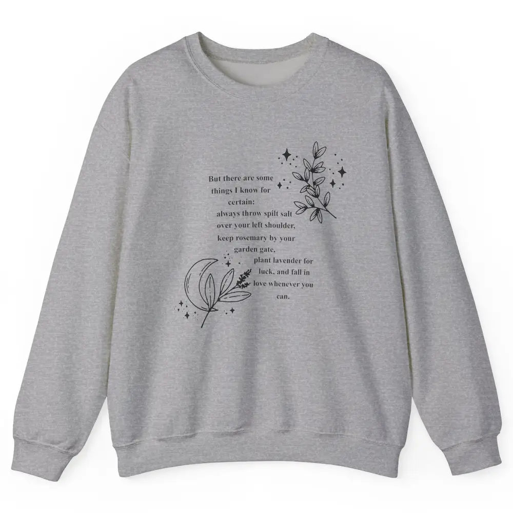 Practical Magic Witch Gardening Card Gardeners Plant Lovers Unisex Crewneck Sweatshirt