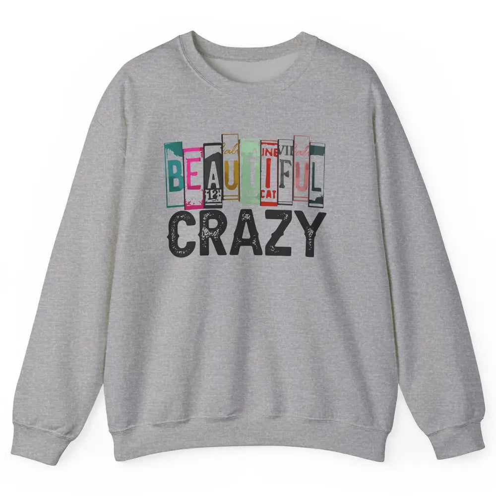 Retro Cowgirl Beautiful Crazy Western Country Cowgirl Unisex Crewneck Sweatshirt