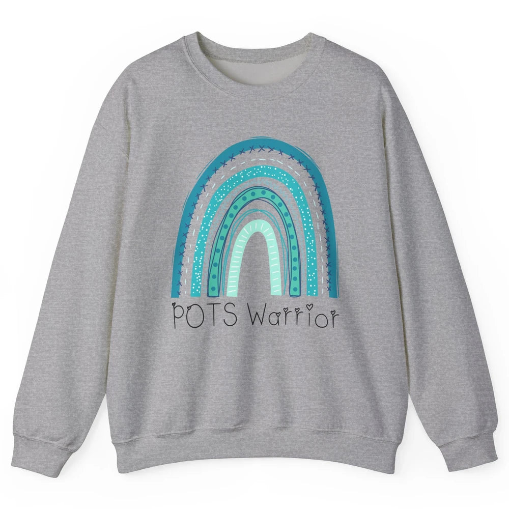 POTS Rainbow Postural Orthostatic Tachycardia Syndrome Unisex Crewneck Sweatshirt