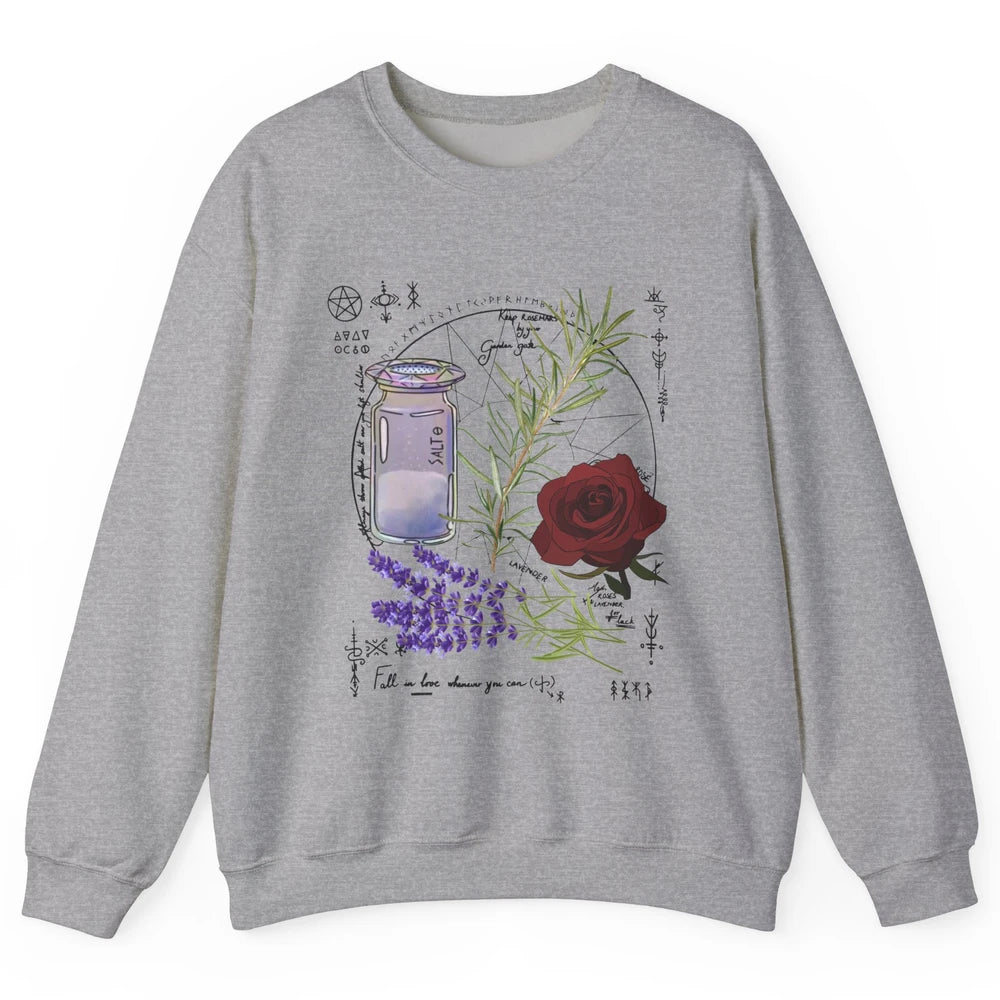 Practical Magic Gardening Card Gardeners Plant Lovers Gift Unisex Crewneck Sweatshirt