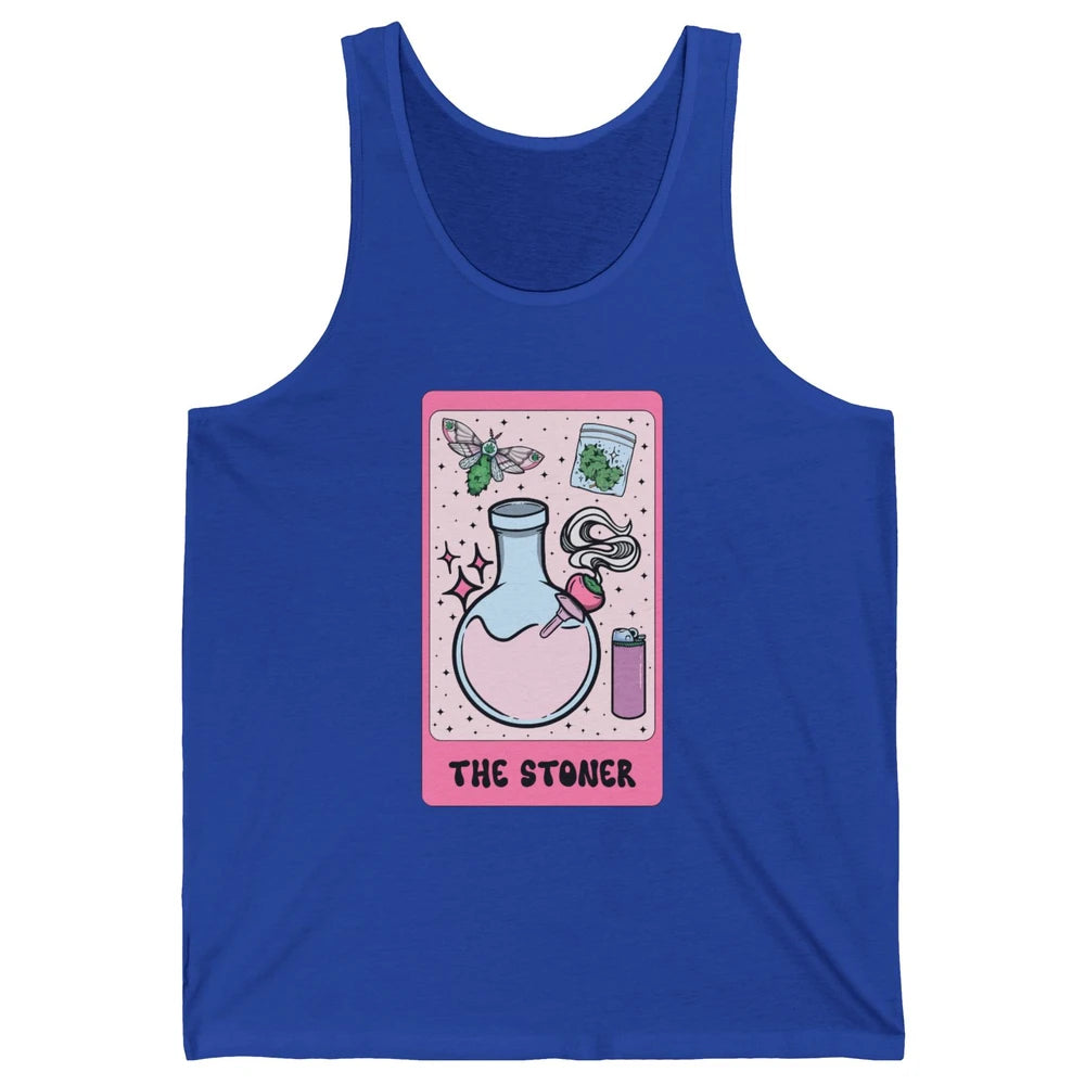Funny Weed The Stoner Tarot Card Cannabis Weed Lovers Unisex Jersey Tank