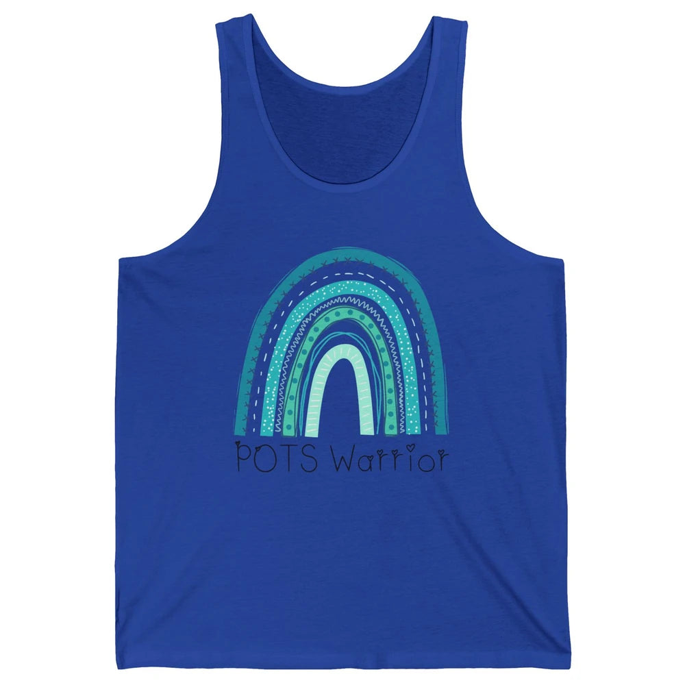 POTS Rainbow Postural Orthostatic Tachycardia Syndrome Unisex Jersey Tank