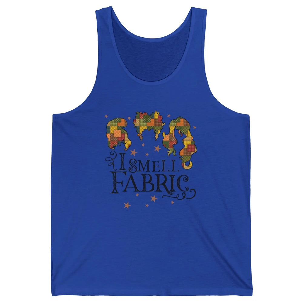 Quilting Witch I Smell Fabric Funny Halloween Sewing Costume Unisex Jersey Tank