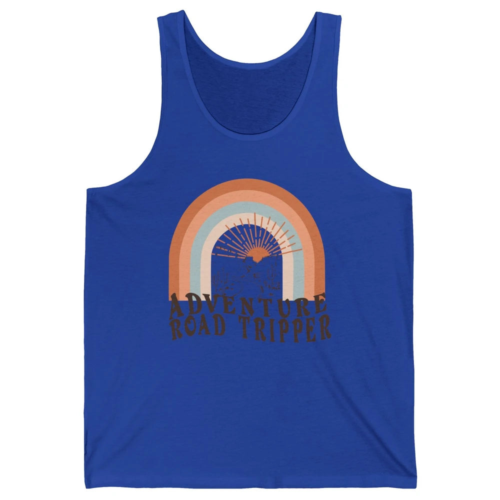 Retro Adventure Road Tripper Vintage Country Wilderness Unisex Jersey Tank