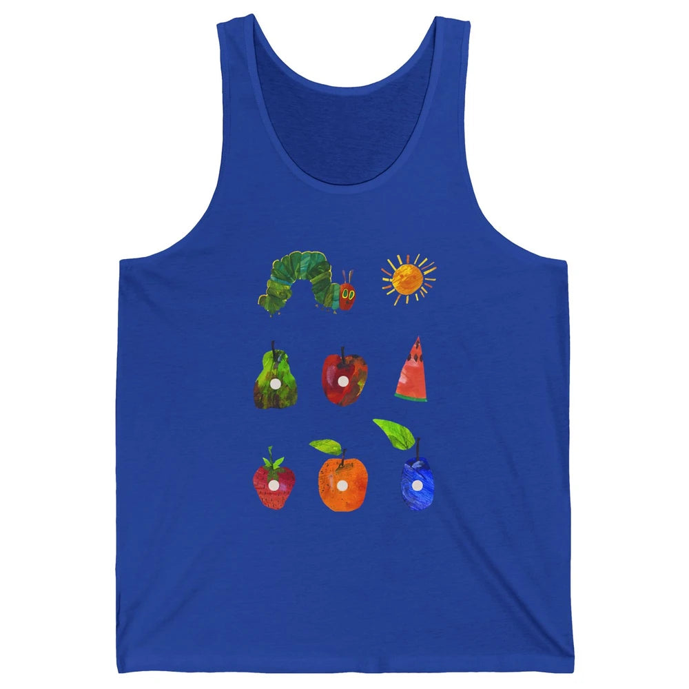 Hungry Caterpillar Fruit Always Hungry Caterpillar Saturday Unisex Jersey Tank