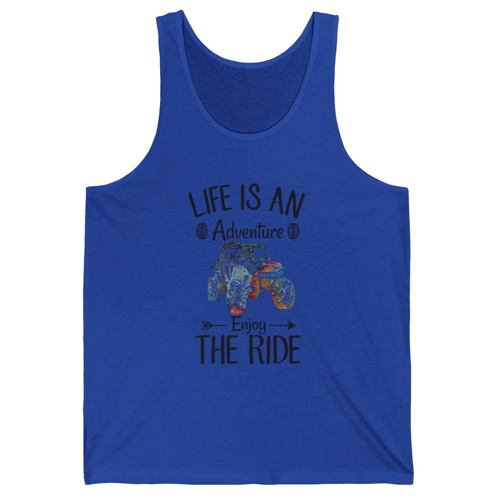 Retro Life Adventure Enjoy Ride UTV Offroad Riding SXS Mud Unisex Jersey Tank