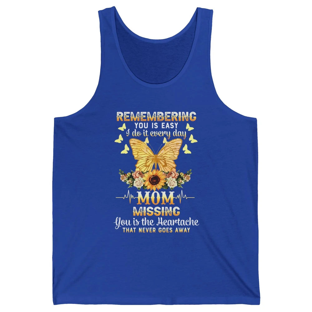 Mother In Heaven Missing You Is The Heartache Loving Memory Unisex Jersey Tank
