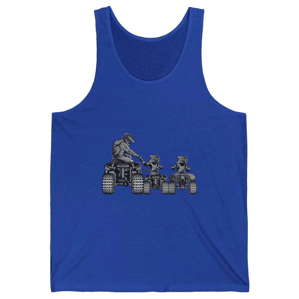 Quad Bike Father And Son Four Wheeler ATV SXS Life Offroad Unisex Jersey Tank