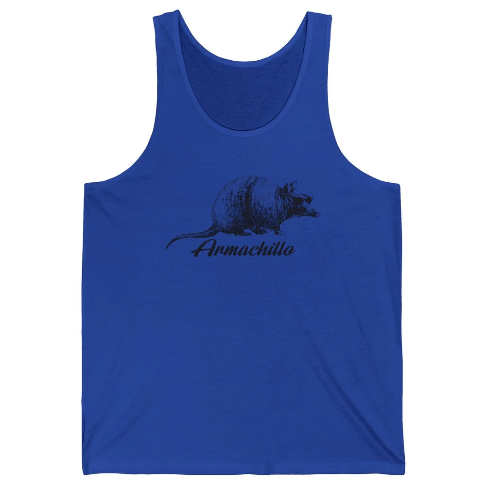 Funny Desert Armadillo Chill Armachillo Texas Western Animal Unisex Jersey Tank