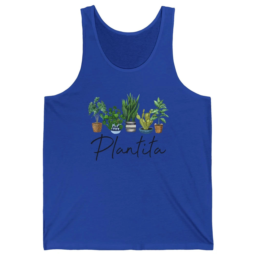 Plantita Plant Lovers Gardening Planting Plant Lady Gift Unisex Jersey Tank
