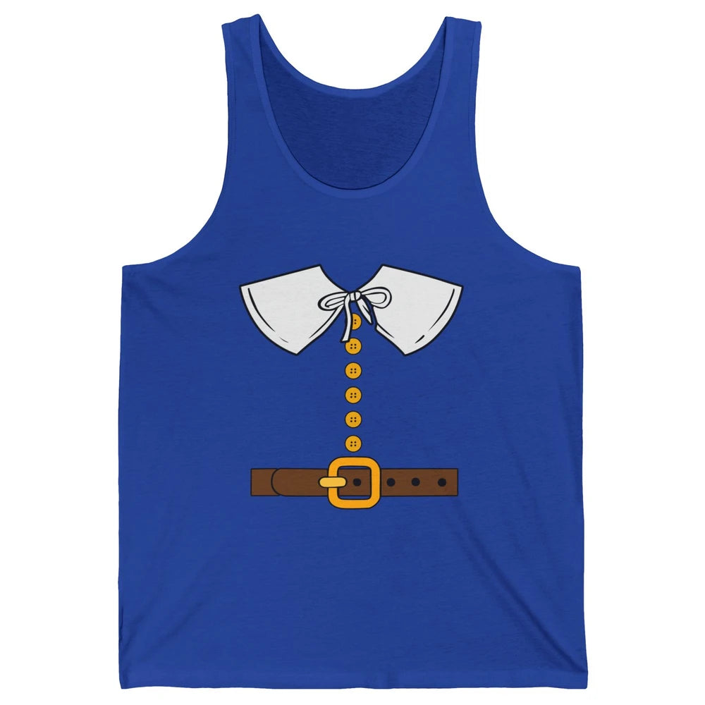 Funny Thanksgiving Pilgrim Costume Give Thanks Gift Unisex Jersey Tank