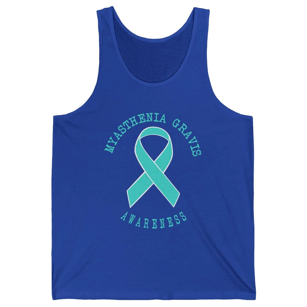 Myasthenia Gravis Awareness Ribbon Neuromuscular Disease Unisex Jersey Tank
