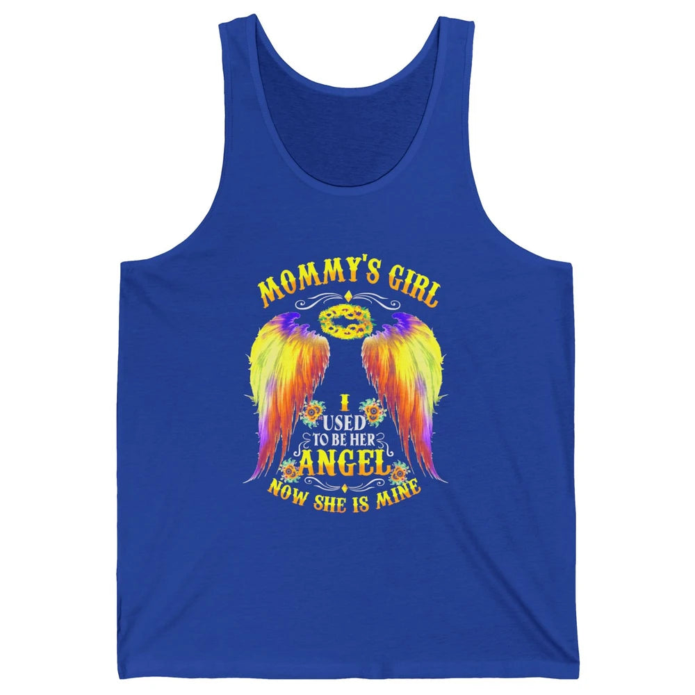 Mommy's Girl I Used To Be Her Angel Now She Is Mine Mom Gift Unisex Jersey Tank