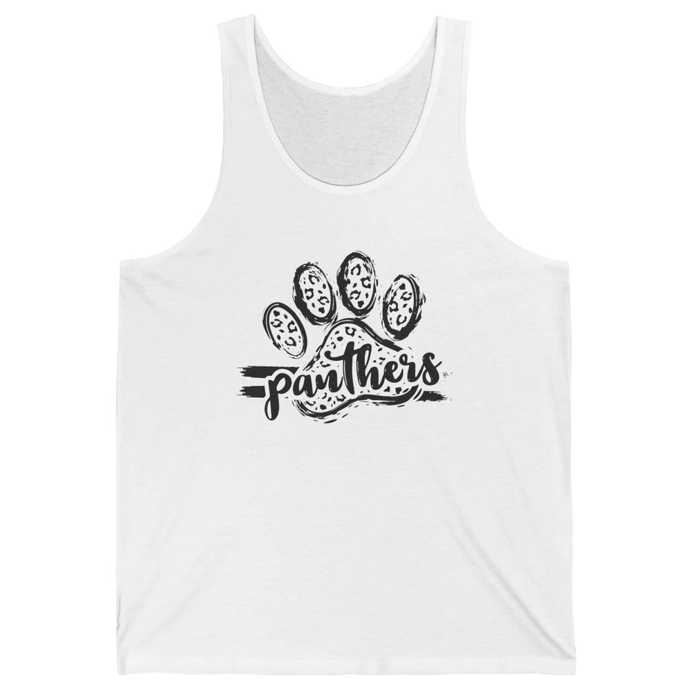Panthers Paw Leopard Dog Mom Paw Cat Dog Lovers Gift Unisex Jersey Tank