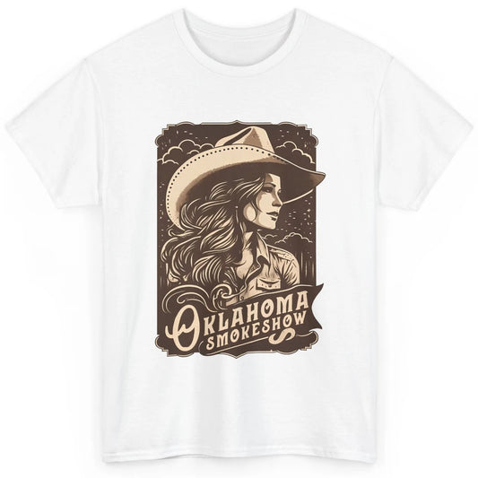 Retro Cowgirl Oklahoma Smokeshow Western Country Small Town Classic Unisex T-Shirt