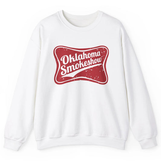 Retro Cowgirl Oklahoma Smokeshow Small Town Western Country Unisex Crewneck Sweatshirt