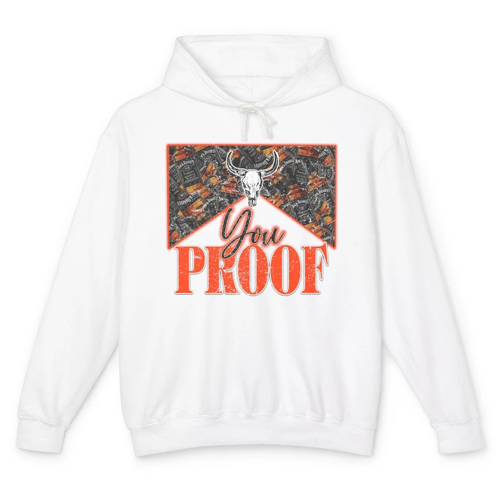 Retro I Need Something You Proof Whiskey Western Country Unisex Lightweight Hoodie