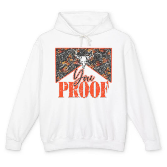 Retro I Need Something You Proof Whiskey Western Country Unisex Lightweight Hoodie