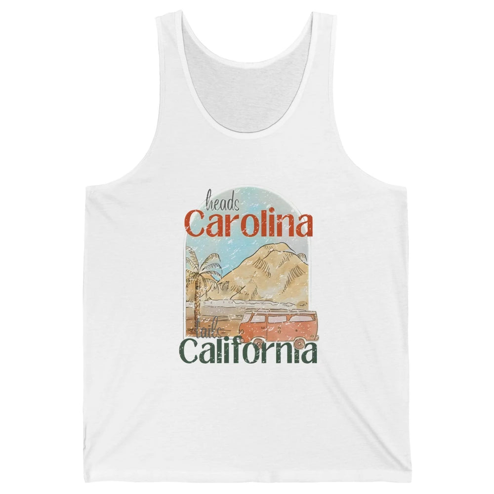 Retro Heads Carolina Tails California Western Country Summer Unisex Jersey Tank