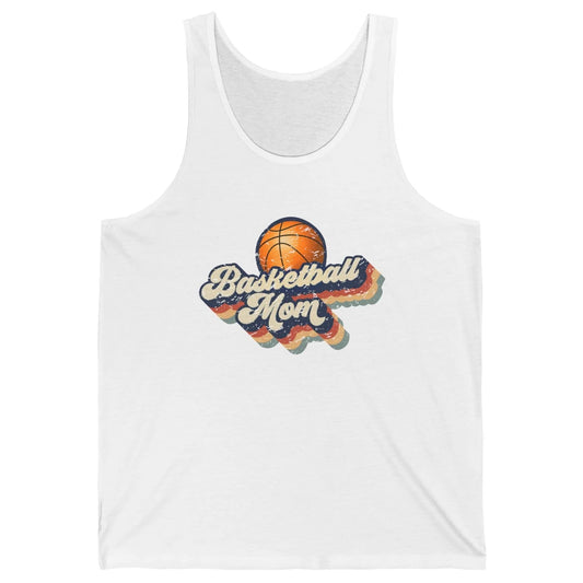 Retro Basketball Mom Basketball Players Mom Mothers Day Gift Unisex Jersey Tank