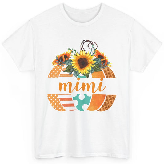 Mimi Sunflower Pumpkin Welcome Fall Halloween Grandma Gift Classic Unisex T-Shirt