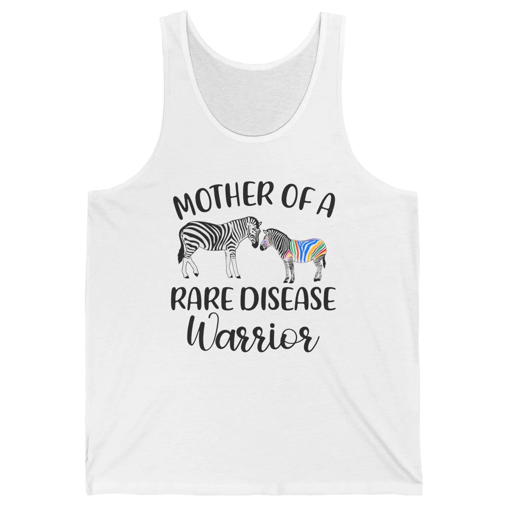Mother Of A Rare Disease Warrior Zebra Rare Disease Mom Unisex Jersey Tank