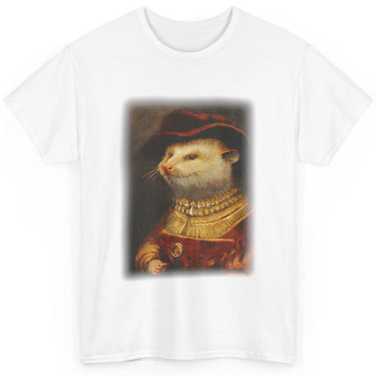 Retro Noble Opossum Young Gallant Western Opossum Art Classic Unisex T-Shirt