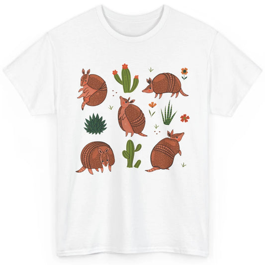 Retro Desert Armadillo Just An Armadillo Girl Western Animal Classic Unisex T-Shirt