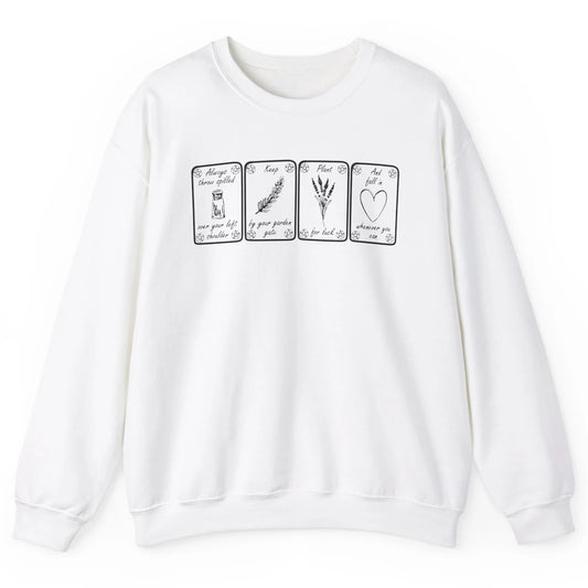 Practical Magic Gardening Card Gardeners Plant Lovers Gift Unisex Crewneck Sweatshirt