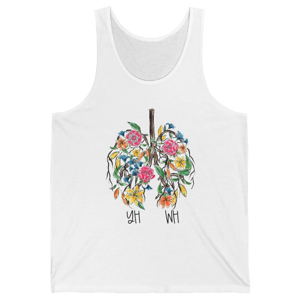 Our Very Breath Speaks His Name YHWH Christian Religious Unisex Jersey Tank