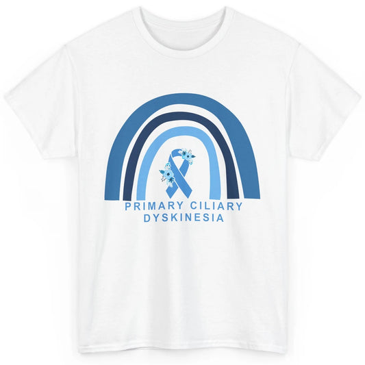 Primary Ciliary Dyskinesia Blue Rainbow Respiratory Diseases Classic Unisex T-Shirt