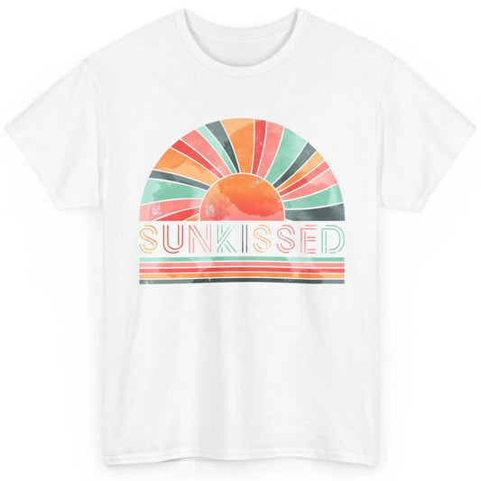 Retro Rainbow Sunkissed Summer Beach Life Vintage Boho Classic Unisex T-Shirt