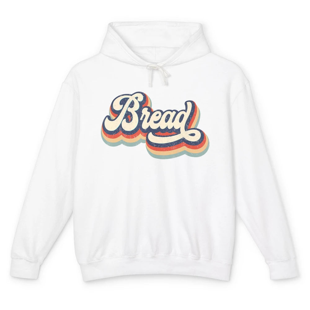 Retro 70s Bread Vintage Baking Baker Sweet Bun Bakery Lover Unisex Lightweight Hoodie